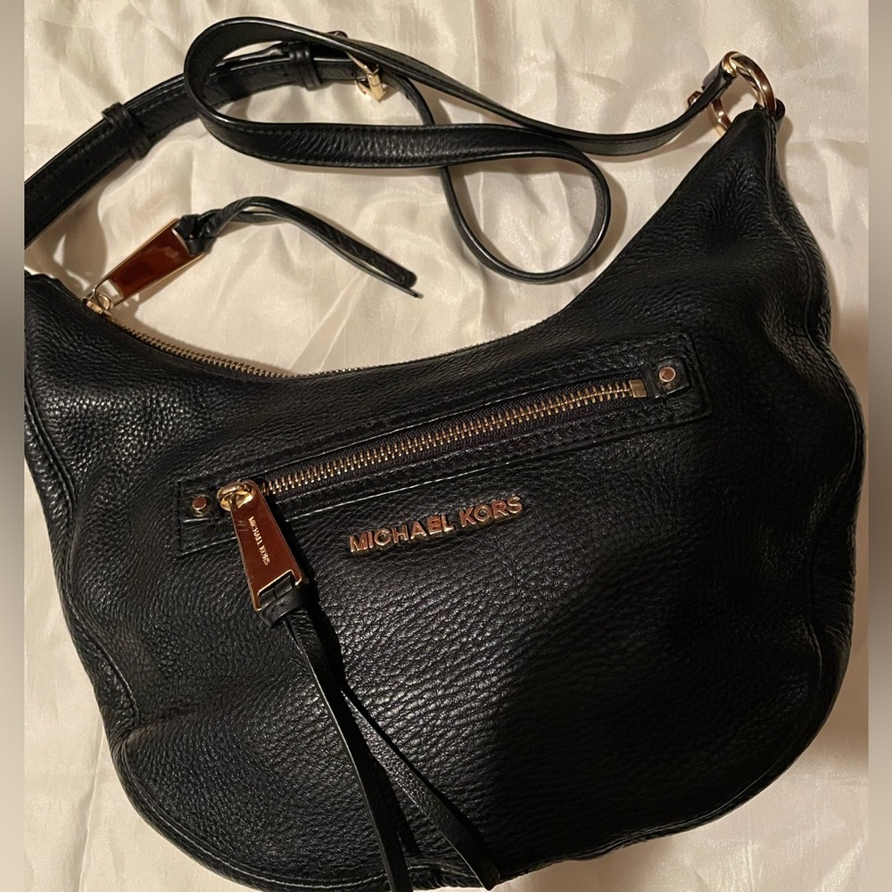 Women’s Michael Kors Pebble Leather Cross Body Handbag